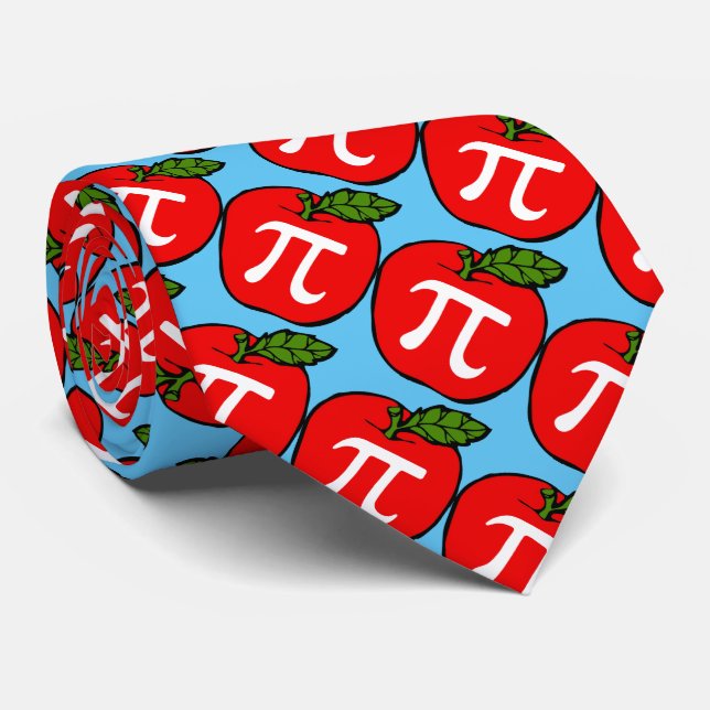 Apple Pie Pi Day Tie (Rolled)
