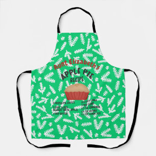 APPLE PIE RECIPE  Personalized    Apron