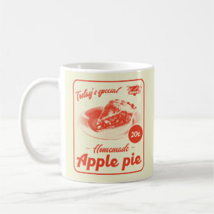 Apple Pie Retro Aesthetic Diner Promo Poster Coffee Mug