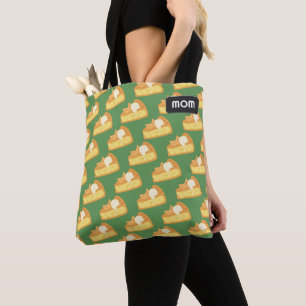 Apple Pie Slices - tasty pastry wedges - your text Tote Bag