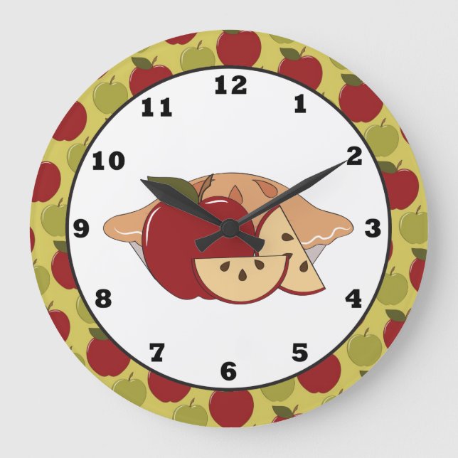 Apple Pie Sweet Treat Wall clock (Front)