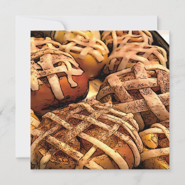 Apple Pie Tarts flat card (Front)