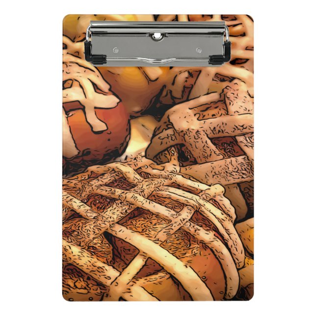 Apple Pie Tarts  Mini Clipboard (Front)