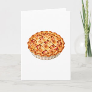 Apple Pie with a Lattice Crust Card