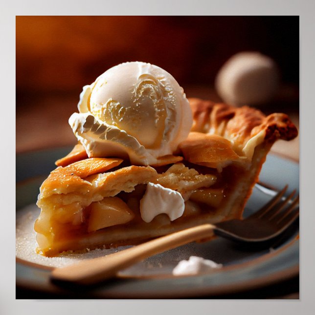 Apple Pie - Yummy Kitchen Wall Art (Front)