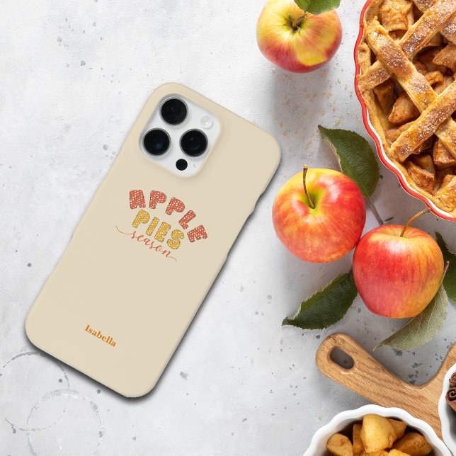 Apple Pies Vibes Personalise Name Phone Case (Creator Uploaded)