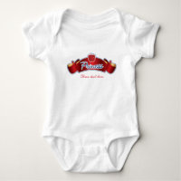 Apple Princess Baby Personalised Custom One piece