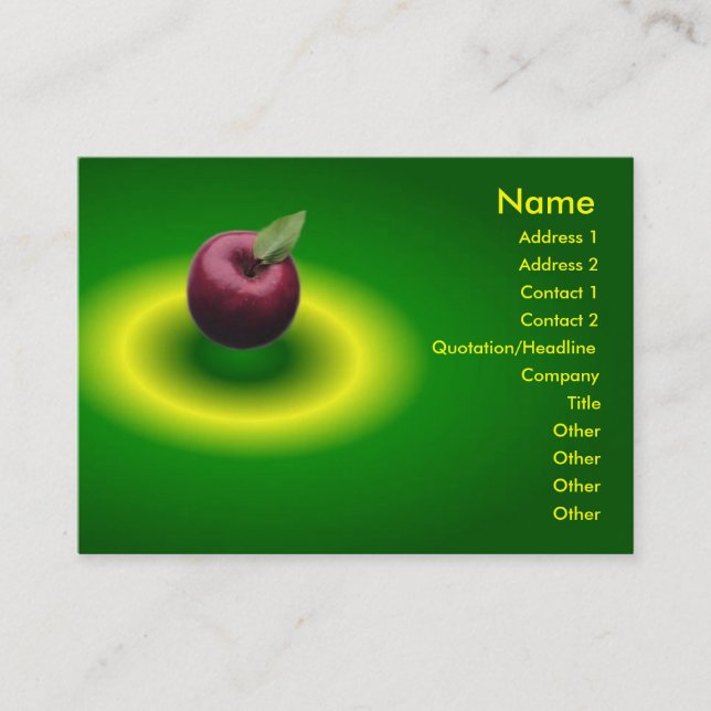 Apple Profile Card (Front)