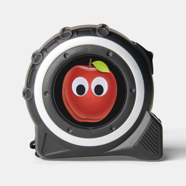Apple, red fruit with googly eyes - Personalised 1 (Front)