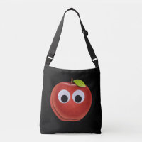 Apple, red fruit with googly eyes - Personalised