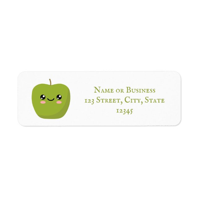 Apple Return Address Label (Front)