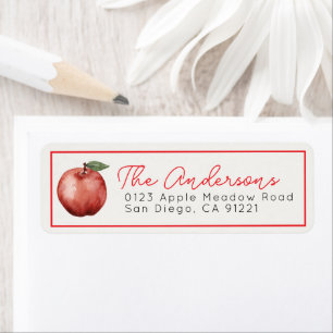 Apple Return Address Label