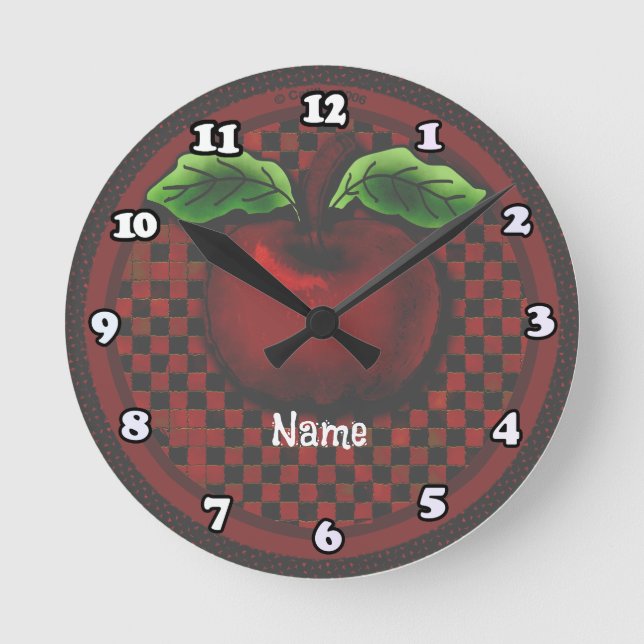 Apple Round Clock (Front)