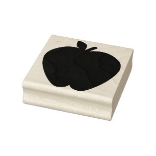 Apple Rubber Stamp