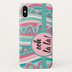 Apple/ Samsung Ooh la la! Monogram Bold iPhone X Case