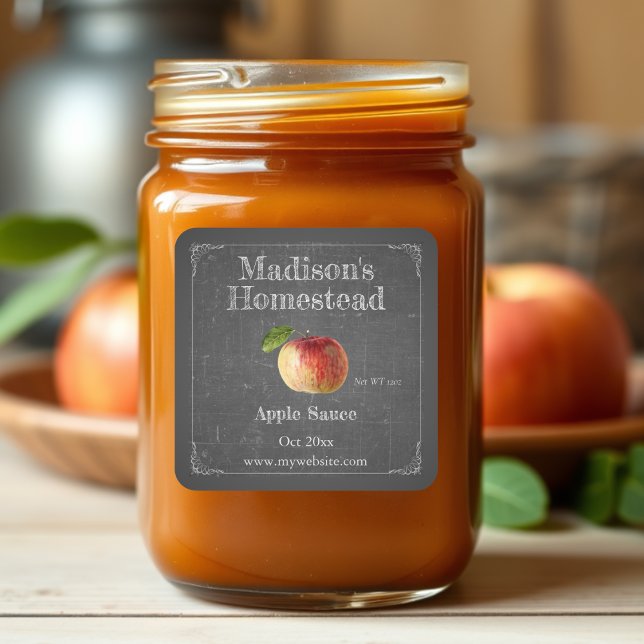 Apple Sauce | Square Sticker (Creator Uploaded)