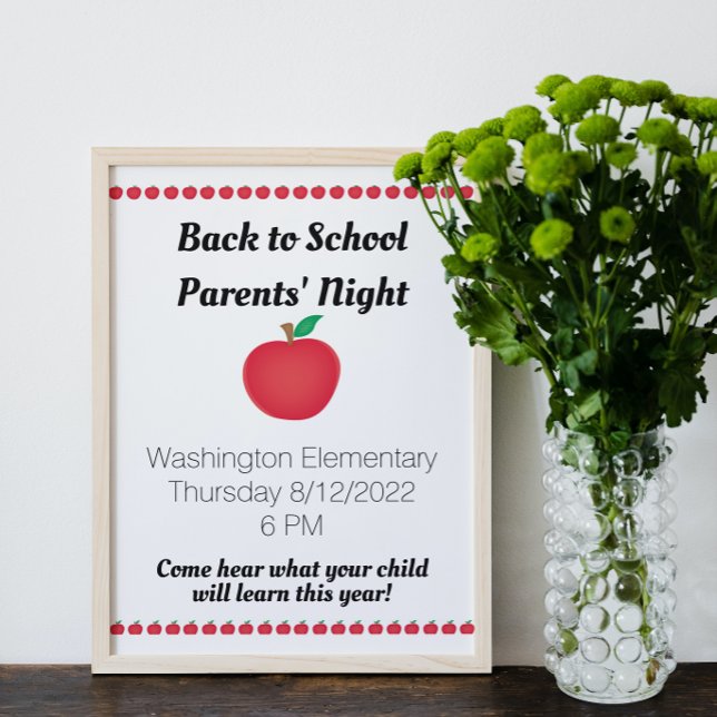 Apple School Poster (Creator Uploaded)