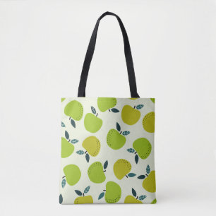Apple seamless pattern. Fruit theme illustration.a Tote Bag