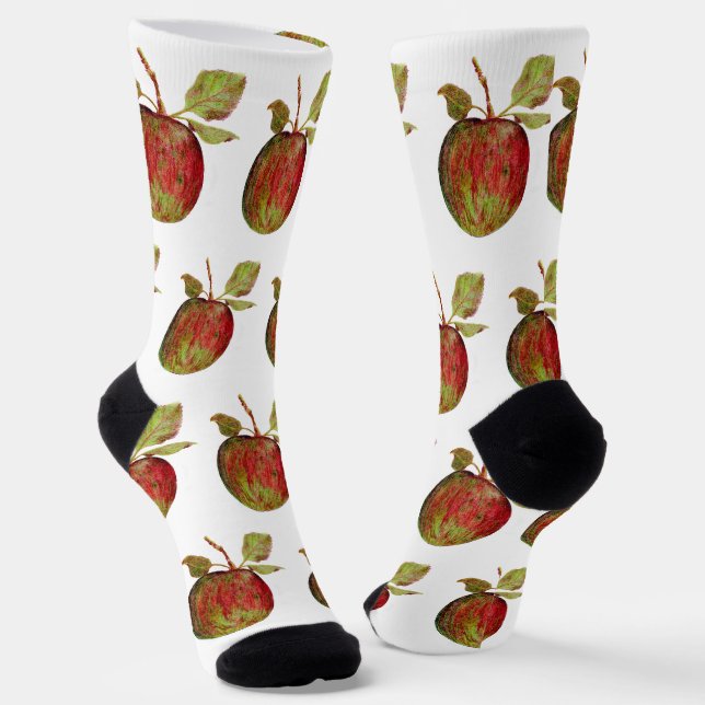 Apple Socks (Angled)
