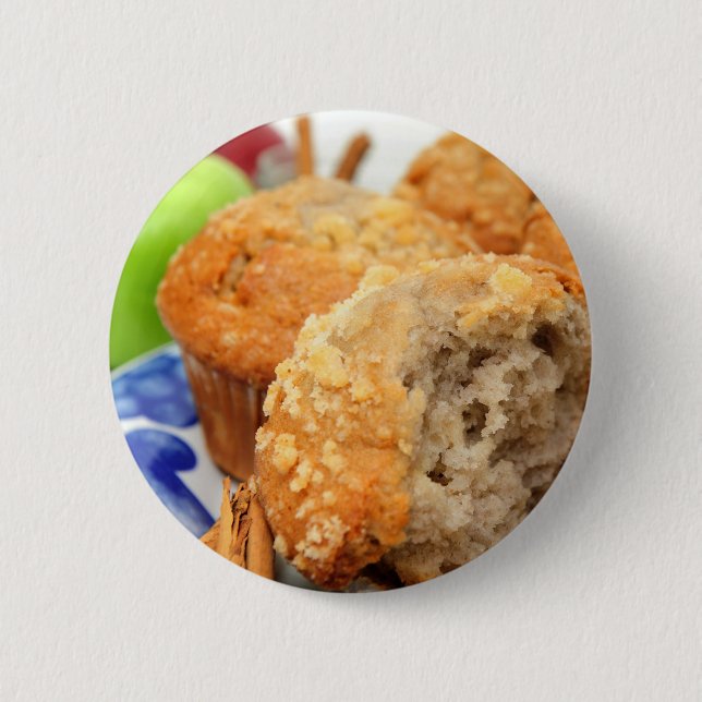 Apple Spice Muffin 6 Cm Round Badge (Front)