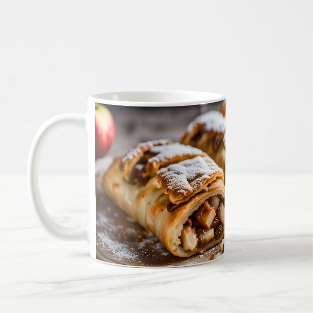 Apple Strudels Coffee Mug (Left)