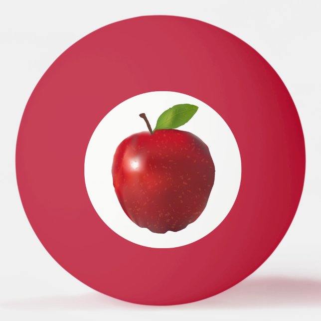 Apple Table Tennis Ball (Front)
