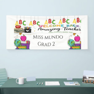 Apple Teacher Welcome Banner Personalised Classr