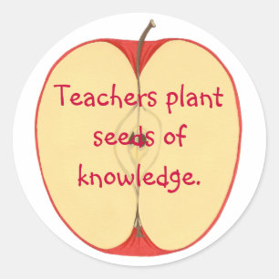 Apple, Teachers Plant Seeds of Knowledge Stickers