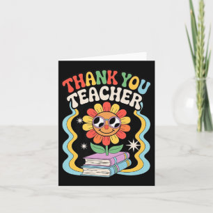 Apple Thank You Teachers Teacher Motivational Appr Card