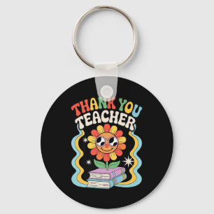 Apple Thank You Teachers Teacher Motivational Appr Key Ring