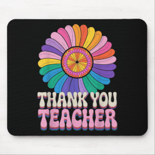 Apple Thank You Teachers Teacher Motivational Appr Mouse Pad