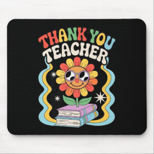 Apple Thank You Teachers Teacher Motivational Appr Mouse Pad