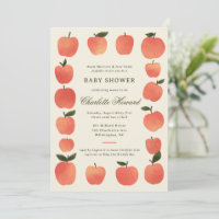 Apple Theme Fall Harvest Baby Shower