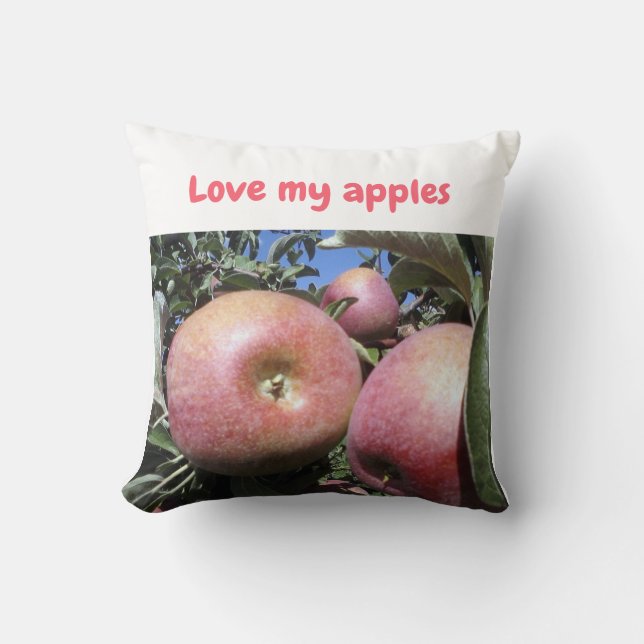 Apple Throw Pillow (Front)