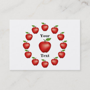 Apple Time, Red Delicious Business Card