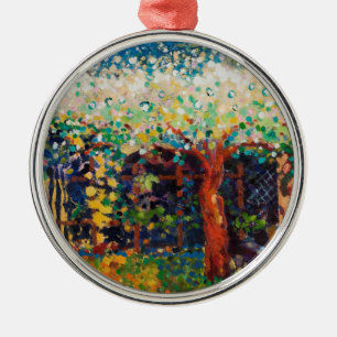 Apple Tree Blossom Metal Ornament