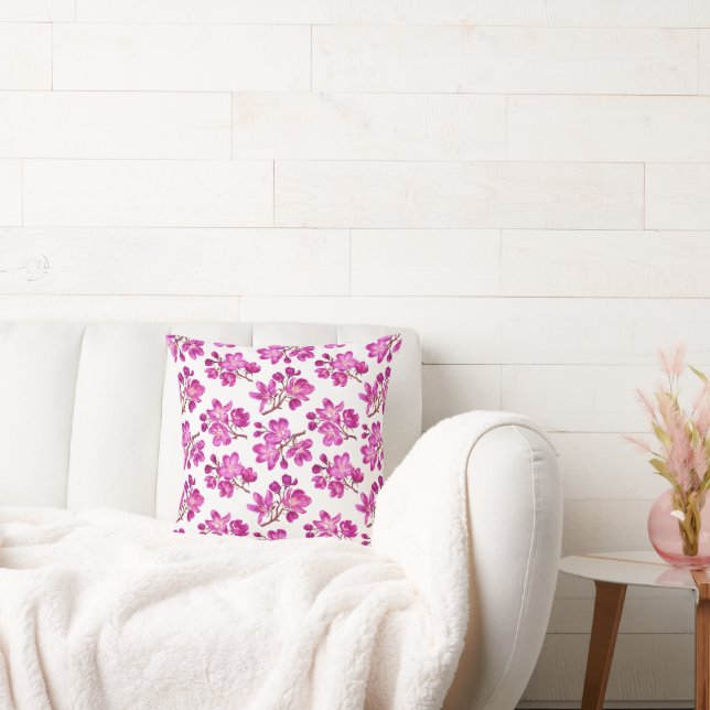 Apple Tree Blossom Pattern Cushion (Couch)