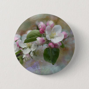 Apple Tree Blossoms 6 Cm Round Badge