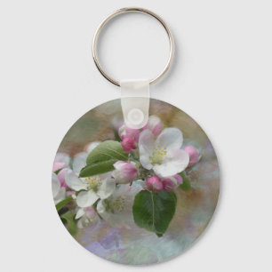 Apple Tree Blossoms Key Ring