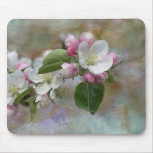 Apple Tree Blossoms Mouse Pad