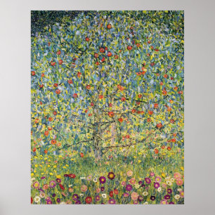 Apple Tree by Gustav Klimt Poster