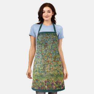 Apple Tree by Gustav Klimt, Vintage Art Nouveau Apron