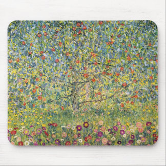 Apple Tree by Gustav Klimt, Vintage Art Nouveau Mouse Pad
