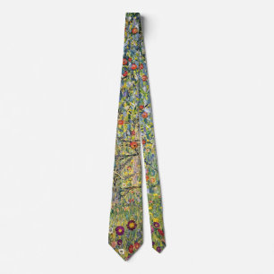 Apple Tree by Gustav Klimt, Vintage Art Nouveau Tie