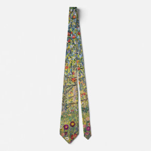Apple Tree by Gustav Klimt, Vintage Art Nouveau Tie