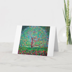 Apple Tree, Gustav Klimt Card