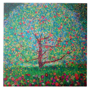 Apple Tree, Gustav Klimt Ceramic Tile