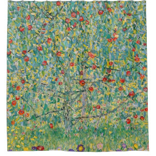 Apple Tree Gustav Klimt Shower Curtain