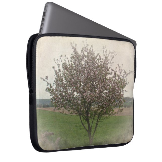 Apple Tree in Bloom Laptop Sleeve (Front Right)