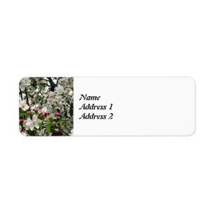Apple Tree In Bloom Save the Date Return Address Label